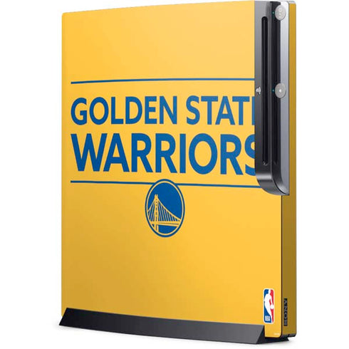 NBA Golden State Warriors Standard - Yellow Playstation 3 & PS3 Slim Skin