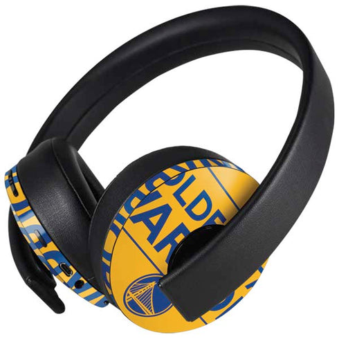 NBA Golden State Warriors Standard - Yellow PlayStation 4 Gold Wireless Headset Skin
