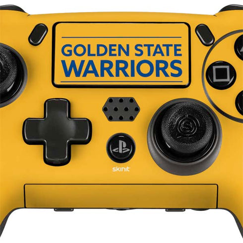 NBA Golden State Warriors Standard - Yellow PlayStation Scuf Vantage 2 Controller Skin