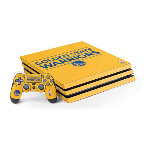 NBA Golden State Warriors Standard - Yellow PlayStation PS4 Skins