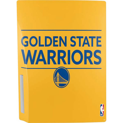 NBA Golden State Warriors Standard - Yellow PS5 Console Skin