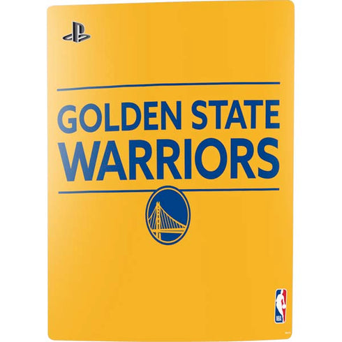 NBA Golden State Warriors Standard - Yellow PS5 Digital Edition Bundle Skin