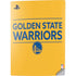 NBA Golden State Warriors Standard - Yellow PS5 Digital Edition Console Skin