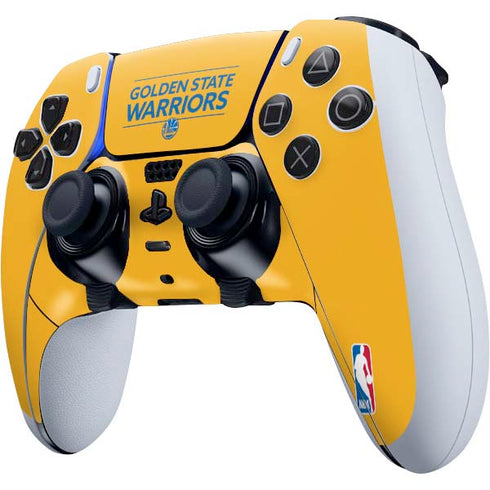 NBA Golden State Warriors Standard - Yellow PS5 DualSense Edge Pro Controller Skin