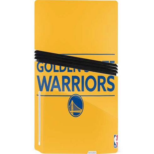 NBA Golden State Warriors Standard - Yellow PS5 Pro Disk Bundle Skin