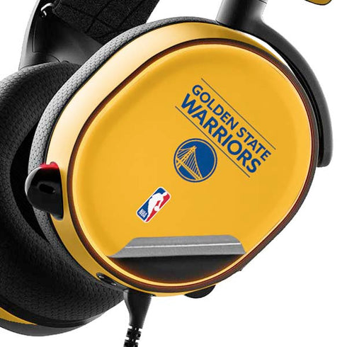 NBA Golden State Warriors Standard - Yellow SteelSeries Arctis 3 Skin