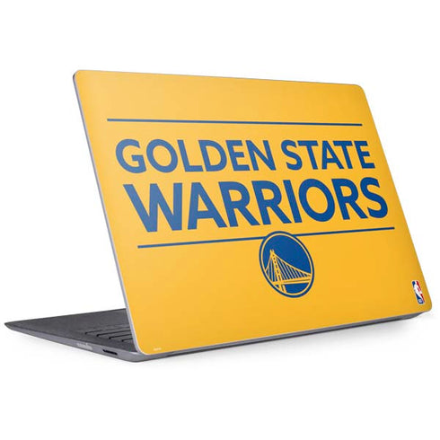 NBA Golden State Warriors Standard - Yellow Surface Laptop 2 Skin