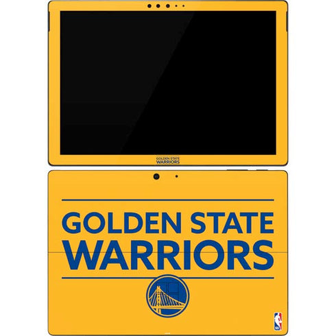 NBA Golden State Warriors Standard - Yellow Surface Pro 7 Skin