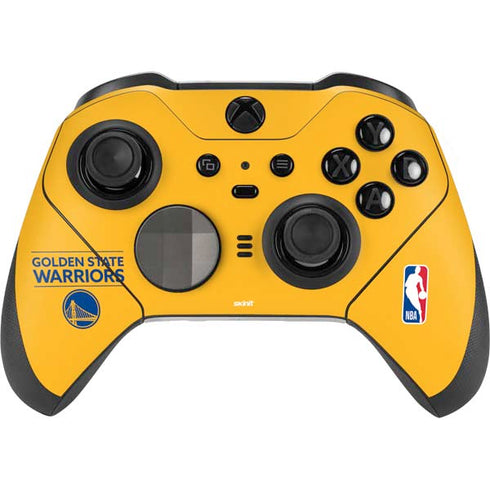NBA Golden State Warriors Standard - Yellow Xbox Elite Wireless Controller Series 2 Skin