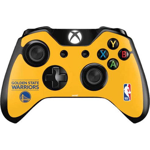 NBA Golden State Warriors Standard - Yellow Xbox One Controller Skin