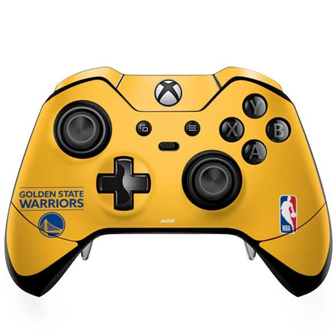 NBA Golden State Warriors Standard - Yellow Xbox One Elite Controller Skin