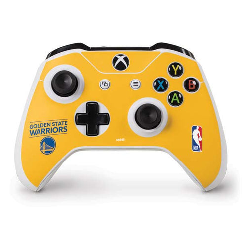 NBA Golden State Warriors Standard - Yellow Xbox One S Controller Skin