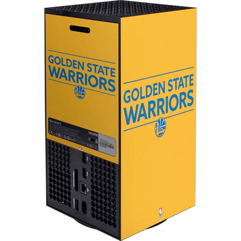 NBA Golden State Warriors Standard - Yellow Xbox Series X Bundle Skin