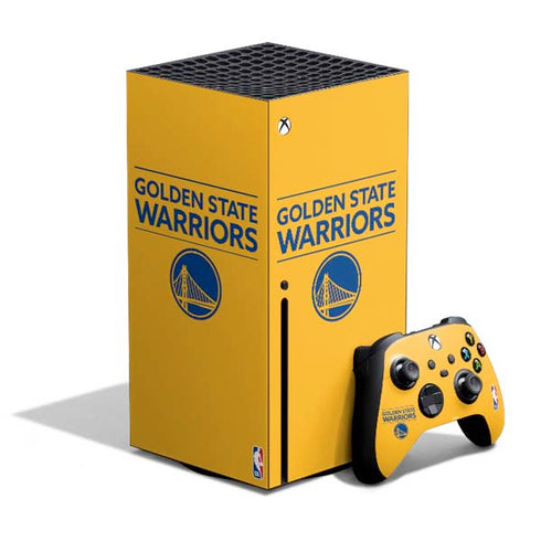 NBA Golden State Warriors Standard - Yellow Xbox Series X Skins