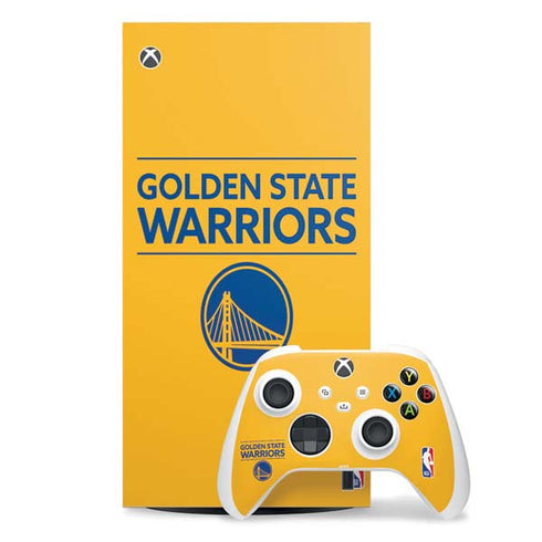 NBA Golden State Warriors Standard - Yellow Xbox Series X Skins