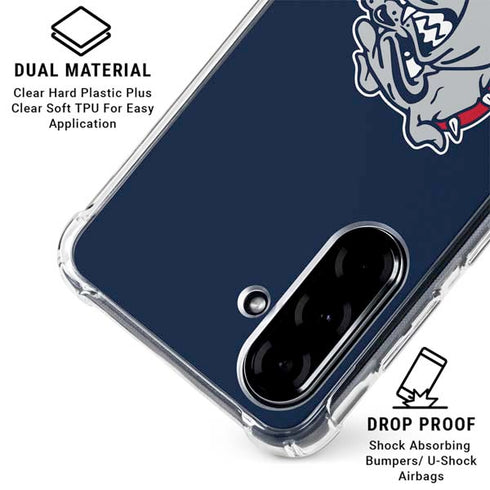 Gonzaga University Bulldog Logo Galaxy A36 5G Clear Case