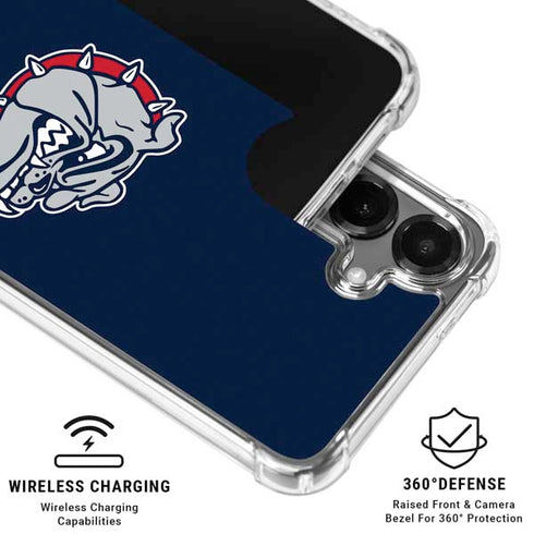 Gonzaga University Bulldog Logo Galaxy S26 Clear Case