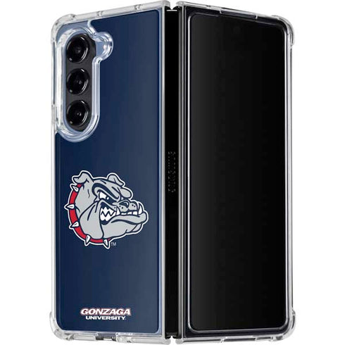 Gonzaga University Bulldog Logo Galaxy Z Fold5 5G Clear Case