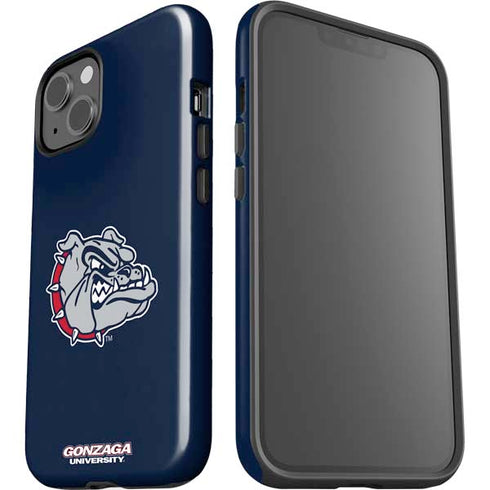 Gonzaga University Bulldog Logo iPhone 15 Impact Case