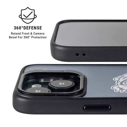 Gonzaga University Bulldog Logo iPhone 15 Plus Kickstand Case