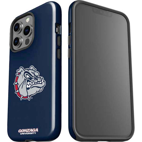 Gonzaga University Bulldog Logo iPhone 15 Pro Impact Case