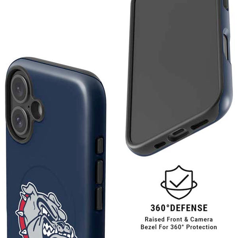 Gonzaga University Bulldog Logo iPhone 16 Magsafe Impact Case