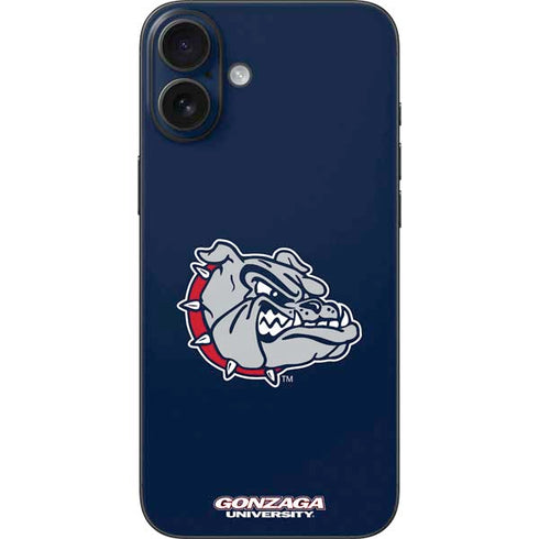Gonzaga University Bulldog Logo iPhone 16 Plus Skin