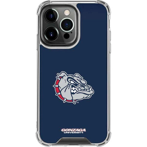 Gonzaga University Bulldog Logo iPhone 16 Pro Clear Case