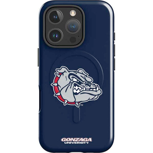 Gonzaga University Bulldog Logo iPhone 16 Pro Magsafe Impact Case