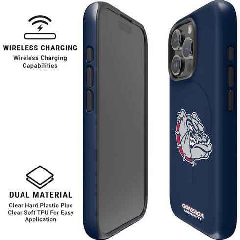 Gonzaga University Bulldog Logo iPhone 16 Pro Max Magsafe Impact Case
