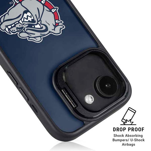 Gonzaga University Bulldog Logo iPhone 16e Kickstand Case