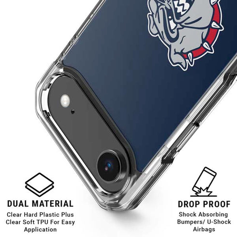 Gonzaga University Bulldog Logo iPhone 17 Air Clear Case