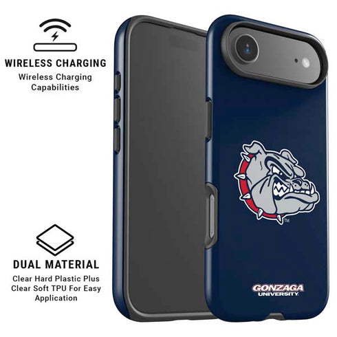 Gonzaga University Bulldog Logo iPhone 17 Air Magsafe Impact Case