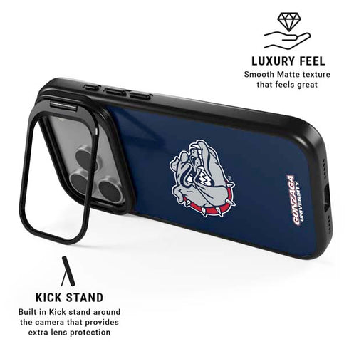 Gonzaga University Bulldog Logo iPhone 17 Pro Max Kickstand Case