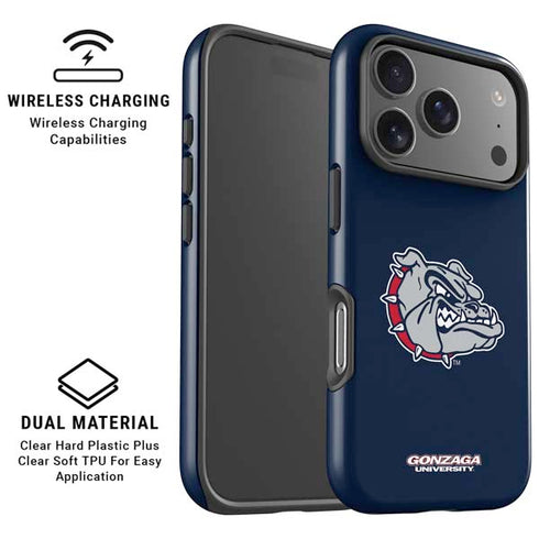 Gonzaga University Bulldog Logo iPhone 17 Pro Max Magsafe Impact Case