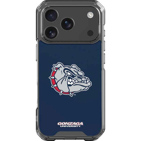Gonzaga University Bulldog Logo iPhone 18 Pro Clear Case