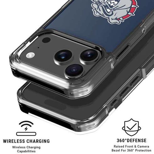 Gonzaga University Bulldog Logo iPhone 18 Pro Clear Case