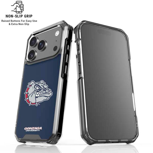 Gonzaga University Bulldog Logo iPhone 18 Pro Clear Case
