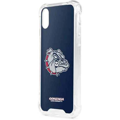 Gonzaga University Bulldog Logo iPhone XS Clear Case