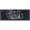 Gonzaga University Bulldog Logo K95 RGB PLATINUM Mechanical Gaming Keyboard Skin
