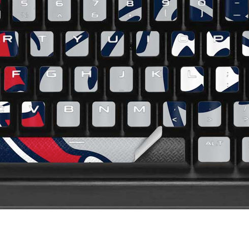 Gonzaga University Bulldog Logo K95 RGB PLATINUM Mechanical Gaming Keyboard Skin