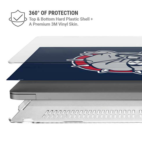 Gonzaga University Bulldog Logo MacBook Cases