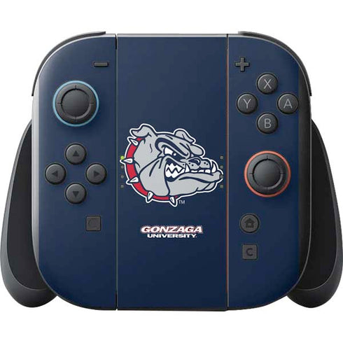 Gonzaga University Bulldog Logo Nintendo Switch 2 (2025) with Joy-Con Skin