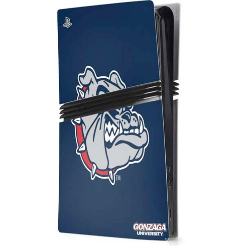 Gonzaga University Bulldog Logo PS5 Pro Console Skin