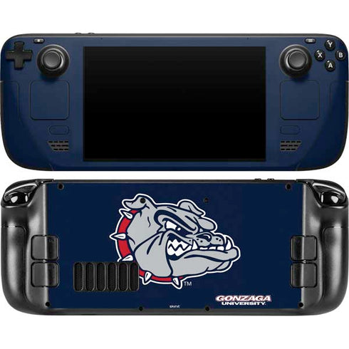 Gonzaga University Bulldog Logo Steam Deck Handheld Gaming Computer OLED Skin