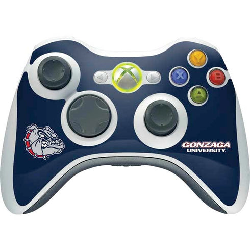 Gonzaga University Bulldog Logo Xbox 360 Wireless Controller Skin