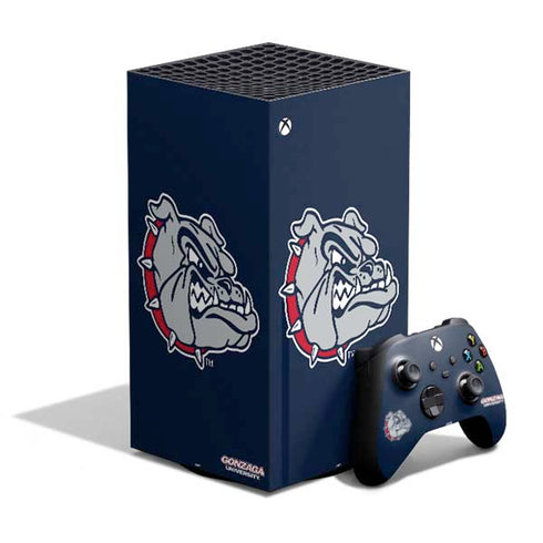 Gonzaga University Bulldog Logo XBox Series X Digital Edition Bundle Skin