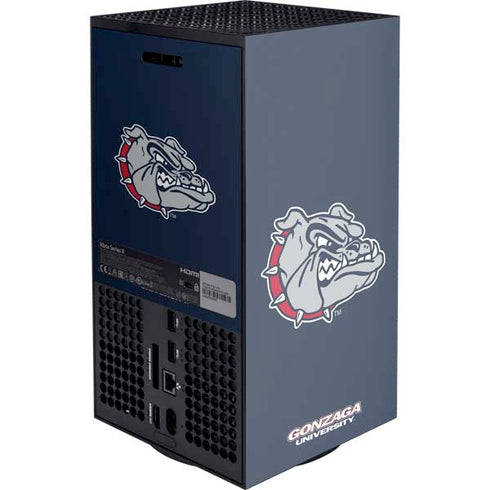 Gonzaga University Bulldog Logo XBox Series X Digital Edition Console Skin