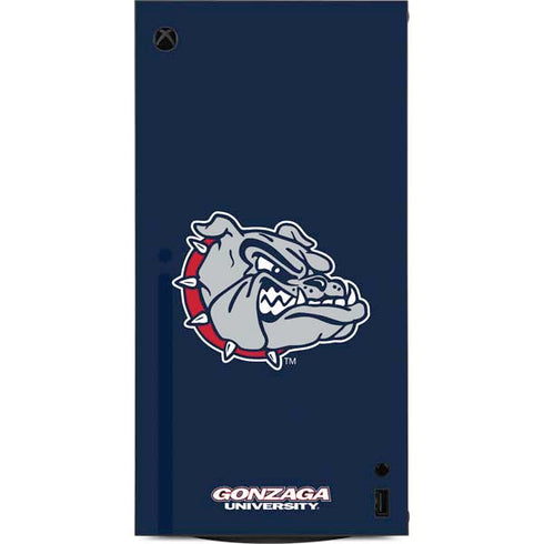 Gonzaga University Bulldog Logo XBox Series X Digital Edition Console Skin