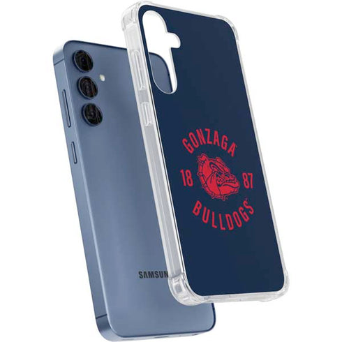 Gonzaga University Bulldogs 1887 Galaxy A55 5G Clear Case